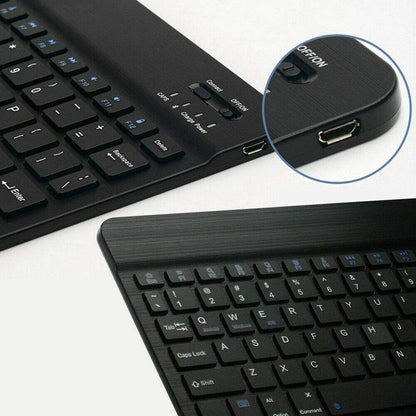 Ultra-Slim Bluetooth Keyboard for Tablet, Phone & Laptop LGKB18 - with | Sold by Uncle Wiener's Wholesale