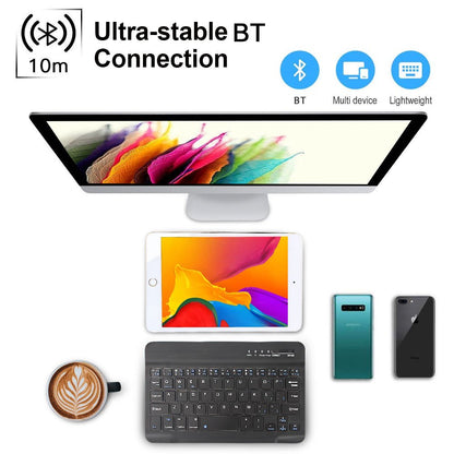 Ultra-Slim Bluetooth Keyboard for Tablet, Phone & Laptop LGKB18 - with | Sold by Uncle Wiener's Wholesale
