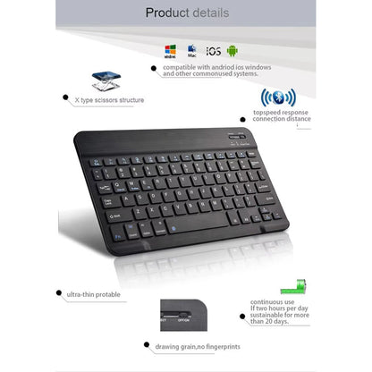 Ultra-Slim Bluetooth Keyboard for Tablet, Phone & Laptop LGKB18 - with | Sold by Uncle Wiener's Wholesale