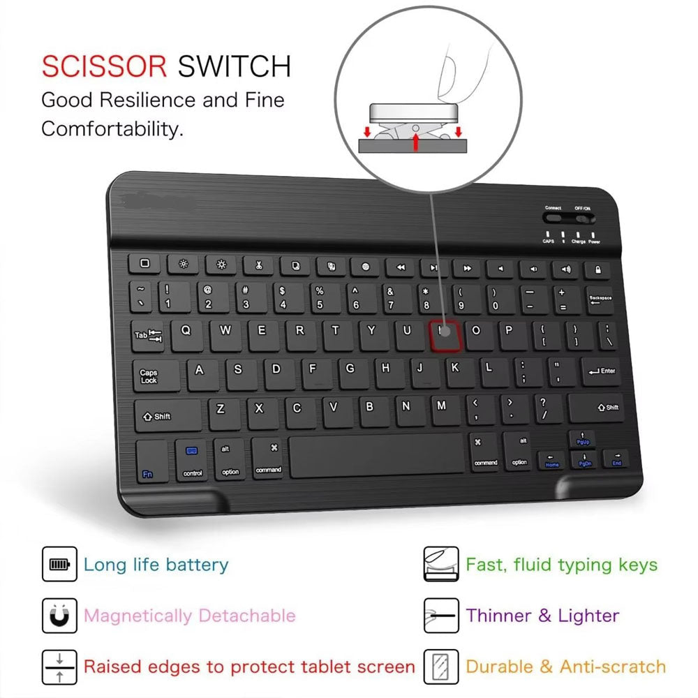 Ultra-Slim Bluetooth Keyboard for Tablet, Phone & Laptop LGKB18 - with | Sold by Uncle Wiener's Wholesale