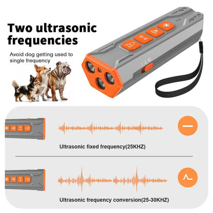 Ultrasonic Dog Repellent & Bark Control Device – Handheld Dog Training Deterrent | TZU53 - with | Sold by Uncle Wiener's Wholesale