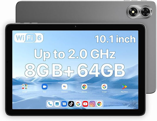 UMIDIGI G1 Tab 2025 10.1 Inch Tablet 8GB RAM 64GB Storage WiFi 6 6000mAh Grey - Electronics with | Sold by Uncle Wiener's Wholesale