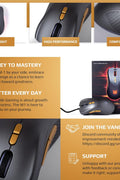 Unbreakable Gaming Souris de jeu filaire M - 1 : légère, haute performance – Capteur réglable jusqu'à 12 000 DPI – Forme ergonomique confortable et prise en main texturée – Gris acier avec LED et - with | Sold by Uncle Wiener's Wholesale