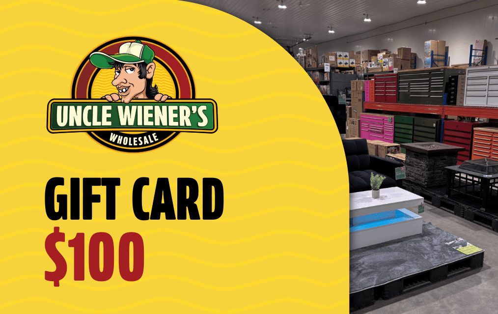 Uncle Wiener's Gift Card - with $100.00 | Sold by Uncle Wiener's Wholesale