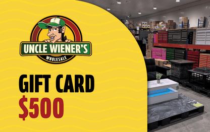 Uncle Wiener's Gift Card - with $500.00 | Sold by Uncle Wiener's Wholesale