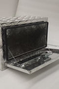 Underbody Aluminum Tool Boxes for Trailers & Trucks – 24, 36, 48 – Black & Silver Heavy - Duty Lockable Storage with Keys - with 24" Silver | Sold by Uncle Wiener's Wholesale