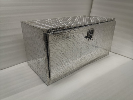 Underbody Aluminum Tool Boxes for Trailers & Trucks – 24, 36, 48 – Black & Silver Heavy - Duty Lockable Storage with Keys - with 48" Silver | Sold by Uncle Wiener's Wholesale