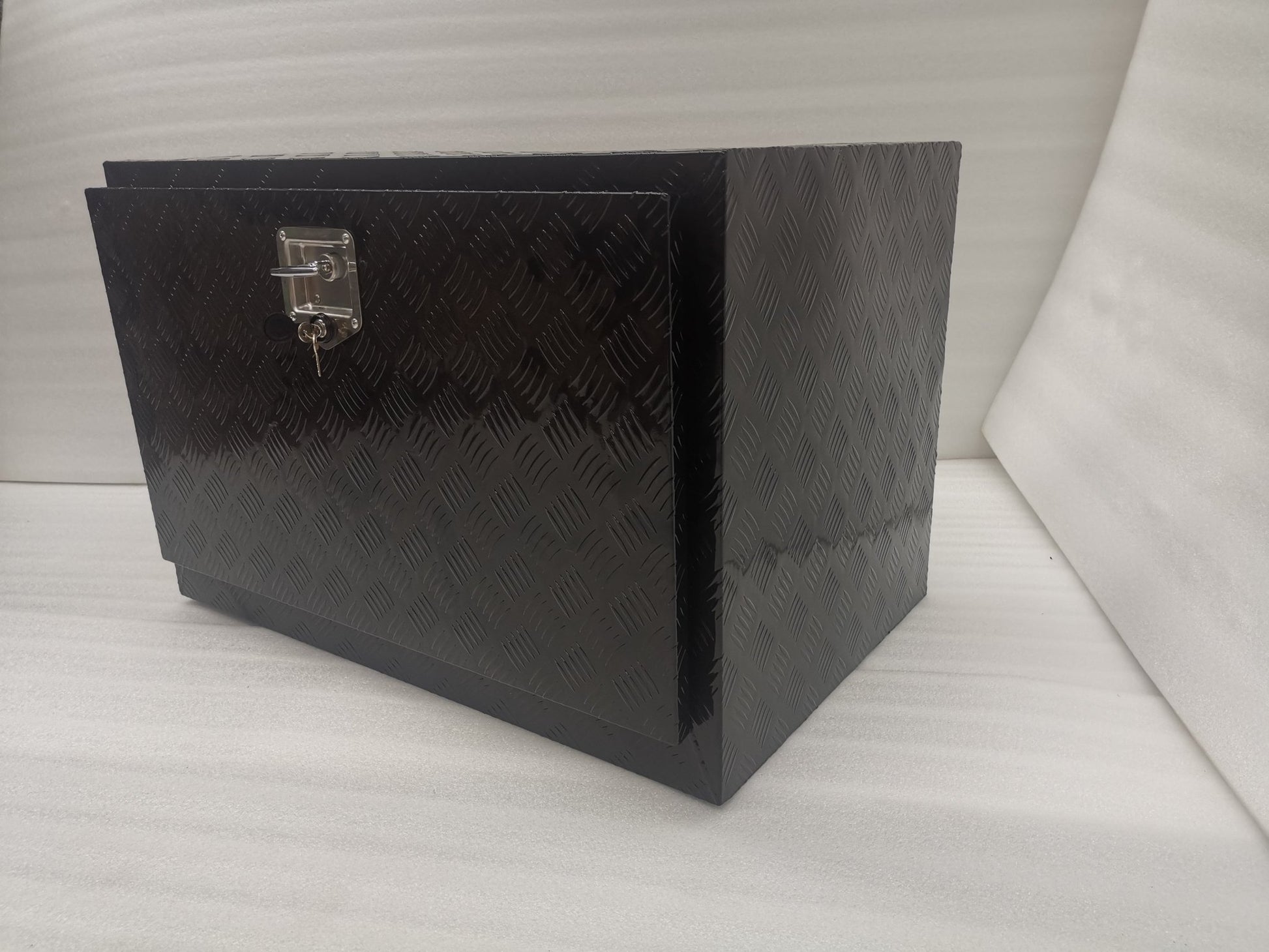 Underbody Aluminum Tool Boxes for Trailers & Trucks – 24, 36, 48 – Black & Silver Heavy - Duty Lockable Storage with Keys - with 36" Black | Sold by Uncle Wiener's Wholesale