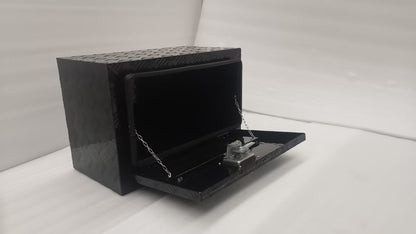 Underbody Aluminum Tool Boxes for Trailers & Trucks – 24, 36, 48 – Black & Silver Heavy - Duty Lockable Storage with Keys - with 24" Black | Sold by Uncle Wiener's Wholesale