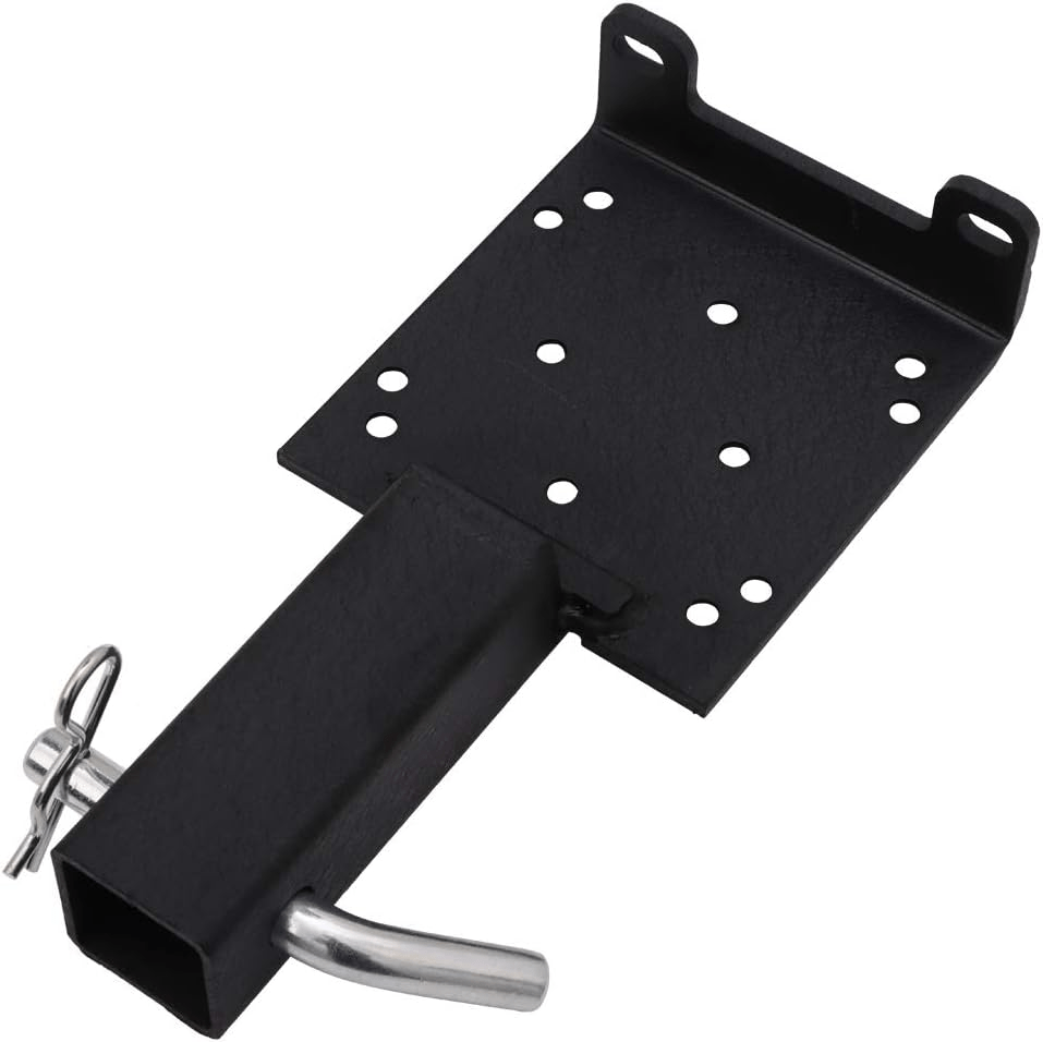 Universal 2 Hitch Winch Mount Plate for ATV UTV Truck Tractor – 3600 lb Capacity WMP01905 - with | Sold by Uncle Wiener's Wholesale
