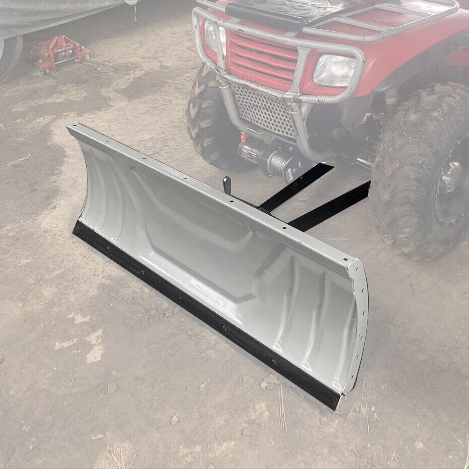 Universal ATV Snow Plow – 48" Adjustable Steel Blade with Mounting Kit (Model 1215501) - with | Sold by Uncle Wiener's Wholesale