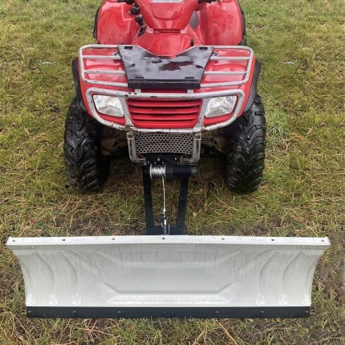Universal ATV Snow Plow – 48" Adjustable Steel Blade with Mounting Kit (Model 1215501) - with | Sold by Uncle Wiener's Wholesale