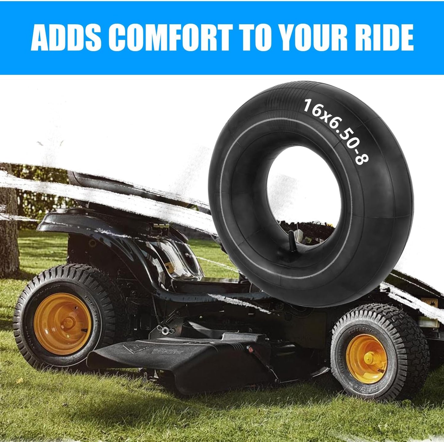 Universal Heavy - Duty Inner Tubes (2 - Pack Sets) for Lawn Mowers, Garden Tractors, Carts & Equipment – Multiple Sizes & TR13/TR87 Valves - with 11×4.00/4.50–5 Inner Tubes | Sold by Uncle Wiener's Wholesale