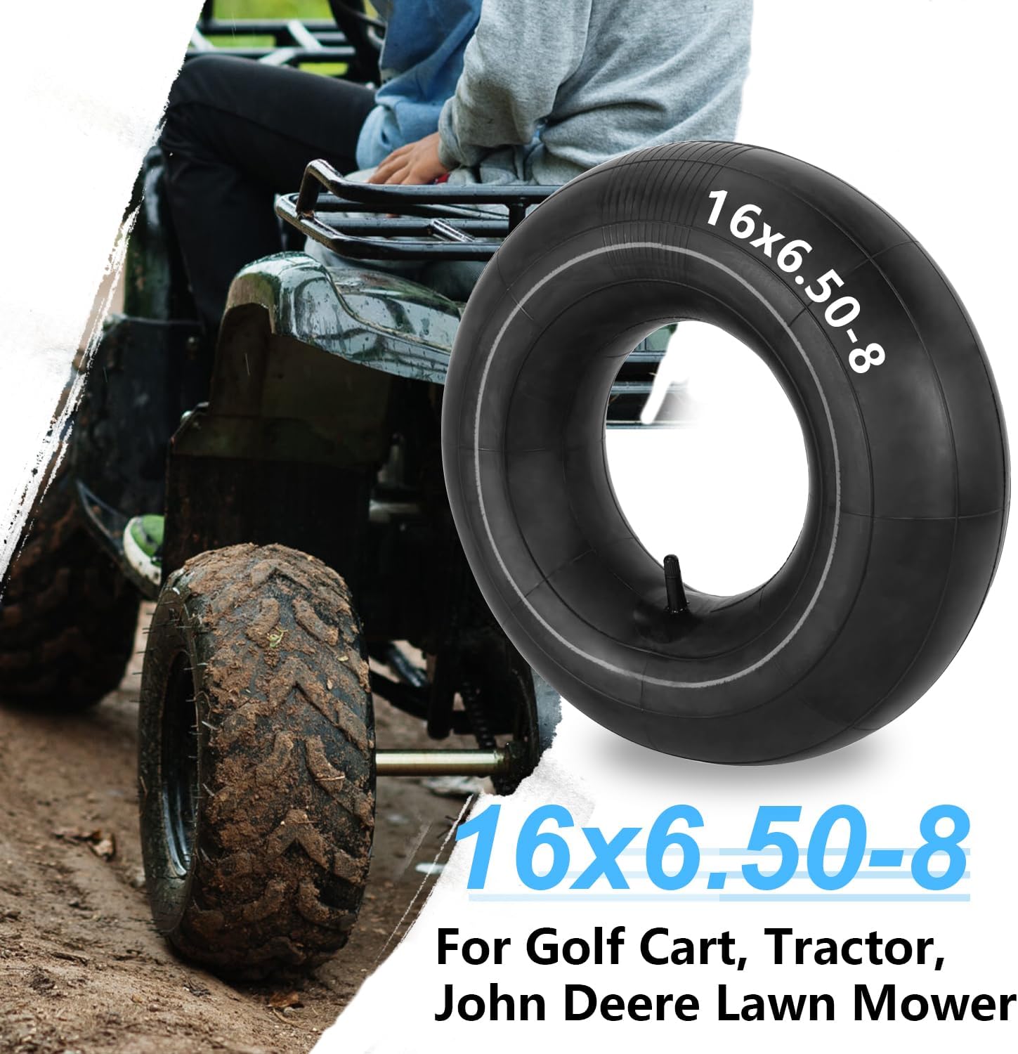 Universal Heavy - Duty Inner Tubes (2 - Pack Sets) for Lawn Mowers, Garden Tractors, Carts & Equipment – Multiple Sizes & TR13/TR87 Valves - with 11×4.00/4.50–5 Inner Tubes | Sold by Uncle Wiener's Wholesale