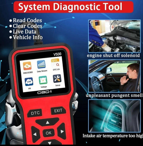 Universal OBDII Car Diagnostic Scanner Tool – Reads & Clears Engine Codes, Live Data, Battery & Sensor Testing GJZ0394 - with | Sold by Uncle Wiener's Wholesale