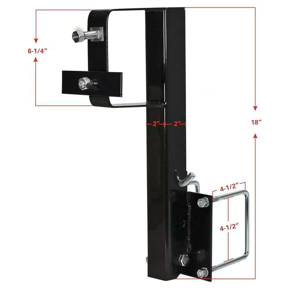 Universal RV Spare Tire Carrier – Fold - Down Mount for 5, 6 & 8 Lug Trailer Wheels TC86090 - with | Sold by Uncle Wiener's Wholesale