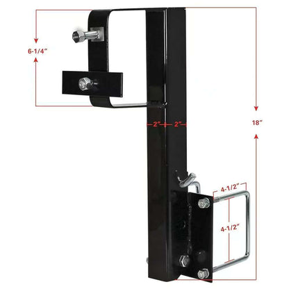 Universal RV Spare Tire Carrier – Fold - Down Mount for 5, 6 & 8 Lug Trailer Wheels TC86090 - with | Sold by Uncle Wiener's Wholesale