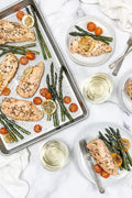 USA Pan Bakeware Half Sheet Pan, Set of 2 Baking Sheets, Aluminized Steel - with Aluminized Steel | Sold by Uncle Wiener's Wholesale
