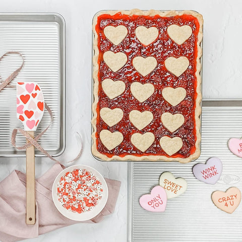 USA Pan Bakeware Half Sheet Pan, Set of 2 Baking Sheets, Aluminized Steel - with Aluminized Steel | Sold by Uncle Wiener's Wholesale