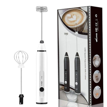 USB Rechargeable Variable Speed Milk Frother Hand Mixer F1001 - with | Sold by Uncle Wiener's Wholesale