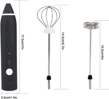 USB Rechargeable Variable Speed Milk Frother Hand Mixer F1001 - with | Sold by Uncle Wiener's Wholesale