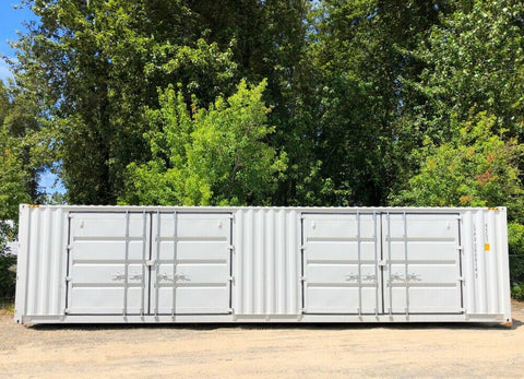 Used 40FT & 20FT Shipping Containers – HQ & GP Height Options Available - with 20 ft One - time use double cube double door | Sold by Uncle Wiener's Wholesale