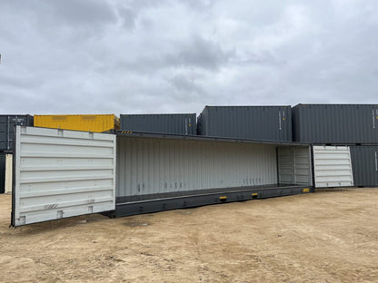 Used 40FT & 20FT Shipping Containers – HQ & GP Height Options Available - with 40 ft One - time use full side open | Sold by Uncle Wiener's Wholesale