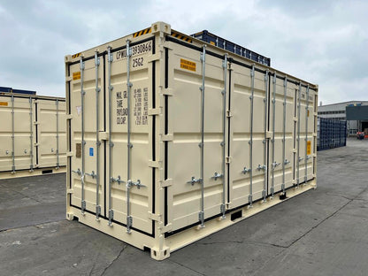 Used 40FT & 20FT Shipping Containers – HQ & GP Height Options Available - with 20 ft One - time use double cube double door | Sold by Uncle Wiener's Wholesale