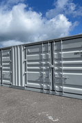 Used 40FT & 20FT Shipping Containers – HQ & GP Height Options Available - with 20 ft One - time use double cube double door | Sold by Uncle Wiener's Wholesale