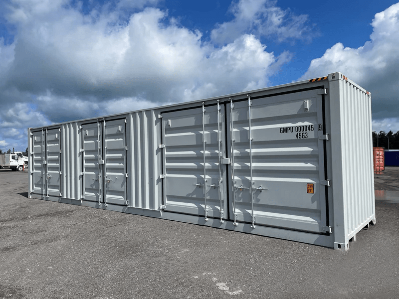 Used 40FT & 20FT Shipping Containers – HQ & GP Height Options Available - with 20 ft One - time use double cube double door | Sold by Uncle Wiener's Wholesale