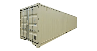 Used 40FT & 20FT Shipping Containers – HQ & GP Height Options Available - with 40 ft One - time use 9’6″ tall NO COLOR CHOICE | Sold by Uncle Wiener's Wholesale