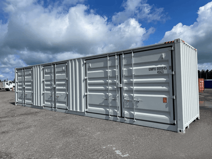 Used 40FT & 20FT Shipping Containers – HQ & GP Height Options Available - with 40 ft One - time use full side open | Sold by Uncle Wiener's Wholesale