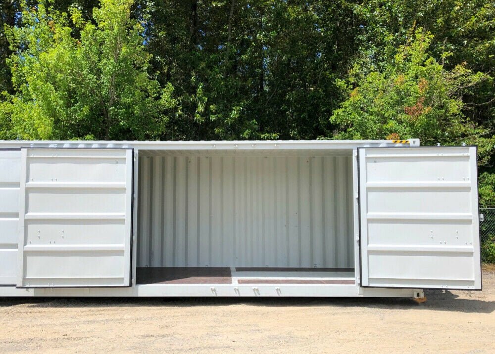 Used 40FT & 20FT Shipping Containers – HQ & GP Height Options Available - with 20 ft One - time use double cube double door | Sold by Uncle Wiener's Wholesale
