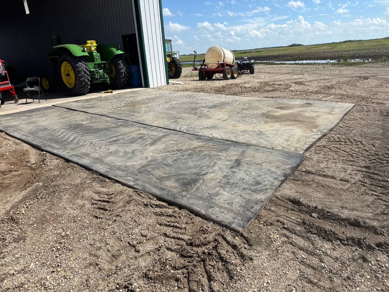 Used Heavy-Duty Conveyor Belt – 8ft Wide x ~100ft Long (1.25" Thick) - General Equipment with 100 ft Roll (Full Roll) | Sold by Uncle Wiener's Wholesale