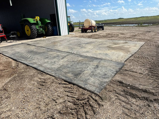 Used Heavy-Duty Conveyor Belt – 8ft Wide x ~100ft Long (1.25" Thick) - General Equipment with 100 ft Roll (Full Roll) | Sold by Uncle Wiener's Wholesale