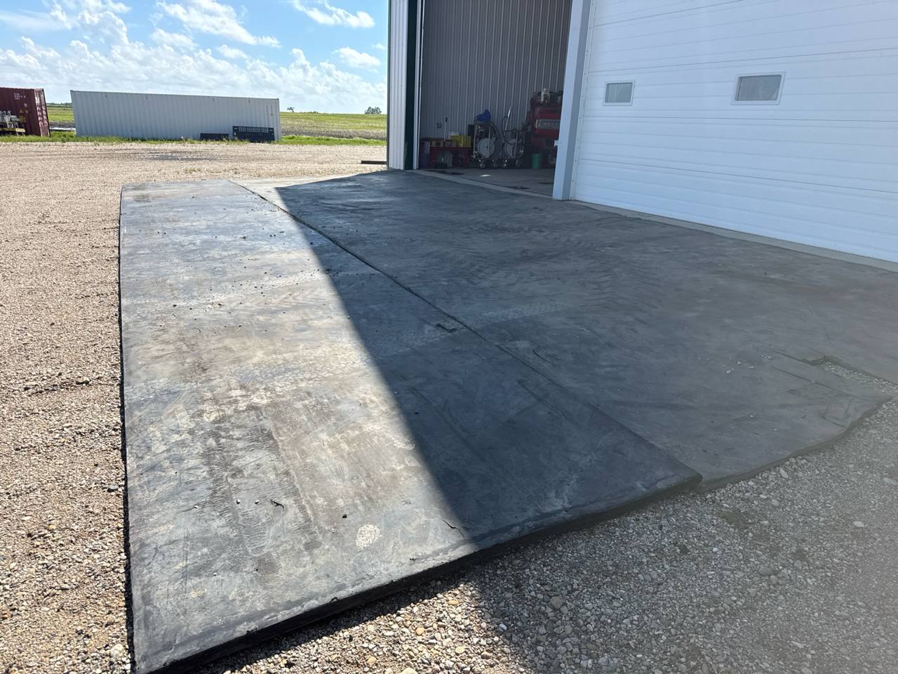 Used Heavy-Duty Conveyor Belt – 8ft Wide x ~100ft Long (1.25" Thick) - General Equipment with 100 ft Roll (Full Roll) | Sold by Uncle Wiener's Wholesale