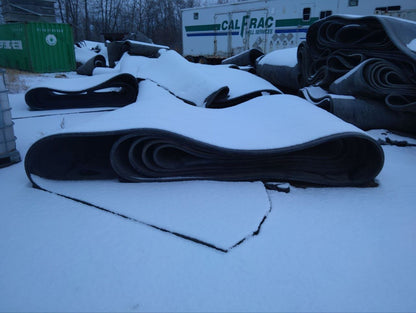 Used Heavy - Duty Conveyor Belt – 8ft Wide x ~200ft Long (1.25" Thick) - with 200' | Sold by Uncle Wiener's Wholesale