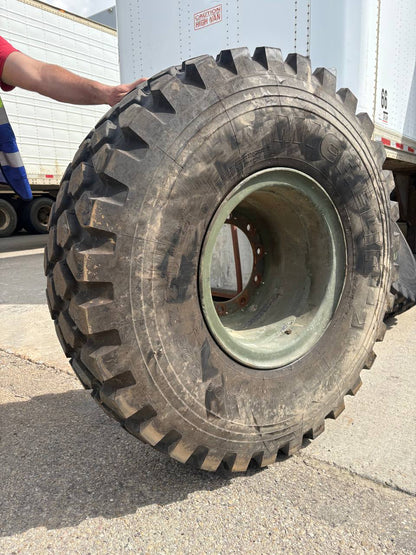 🛞 Used Military Surplus Michelin XZL Tires & Rims – 14.00R20 - with | Sold by Uncle Wiener's Wholesale