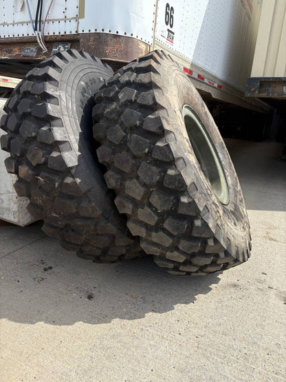 🛞 Used Military Surplus Michelin XZL Tires & Rims – 14.00R20 - with | Sold by Uncle Wiener's Wholesale