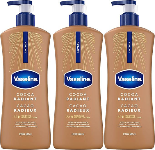Vaseline Intensive Care Cocoa Radiant Body Lotion – 600 mL Moisturizing Lotion for Dry Skin - Home products with | Sold by Uncle Wiener's Wholesale