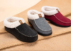 VeraCosy Women’s Memory Foam Moccasin Slippers – Cozy Non-Slip Indoor Outdoor House Shoes, Assorted Sizes and Colours