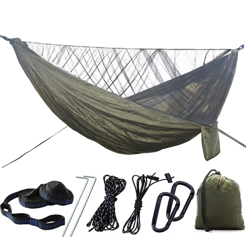 Versatile Bug Net Hammock – Lightweight Dual - Zip Camping Hammock MSHM109 - with | Sold by Uncle Wiener's Wholesale