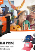 VEVOR 3 - in - 1 Auto Hat Heat Press with 3pcs Interchangeable Platens(6.6" x 2.7", 6.6" x 3.8", 6.1" x 3"), Automatic Release&Press Knob - Style Digital Control Panel - with | Sold by Uncle Wiener's Wholesale