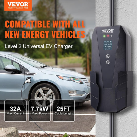 VEVOR 32A Level 2 Portable EV Charger - OPEN BOX - with | Sold by Uncle Wiener's Wholesale