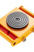 VEVOR 4PCS Skate Dolly, 26455LBS/12T Industrial Mover, Heavy Duty Carbon Steel Machinery Moving Skate & 4 Carbon Steel Wheels and 360 Rotation Non - Slip Cap for Warehouse, Factory - with Yellow | Sold by Uncle Wiener's Wholesale
