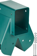 VEVOR A - Frame Middle Swing Brackets, Heavy Duty Carbon Steel Swing Set Hardware with Mounting Hardware, DIY Swing Set Bracket Swing Set Kit for 2 (4x4) Legs & 1 (4x6) Beam, Green - with 1 pc | Sold by Uncle Wiener's Wholesale