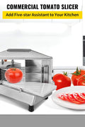 VEVOR Heavy Duty Tomato Cutter, Non - slip Manual Slicer Machine, for Tomatoes, Cucumbers, Bananas. Model: AY450 - 3 - with Silver | Sold by Uncle Wiener's Wholesale