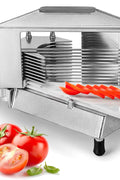 VEVOR Heavy Duty Tomato Cutter, Non - slip Manual Slicer Machine, for Tomatoes, Cucumbers, Bananas. Model: AY450 - 3 - with Silver | Sold by Uncle Wiener's Wholesale