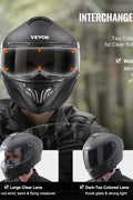 VEVOR Motorcycle Helmet, Full Face, Smart Street ABS & High Density Helmet with Bluetooth Slot & Interchangeable Lens, DOT Approved Comfortable Motocross Helmet, Fit for Youth & Adults. Size M. Tiny scratches - with | Sold by Uncle Wiener's Wholesale