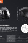 VEVOR Motorcycle Helmet, Full Face, Smart Street ABS & High Density Helmet with Bluetooth Slot & Interchangeable Lens, DOT Approved Comfortable Motocross Helmet, Fit for Youth & Adults. Size M. Tiny scratches - with | Sold by Uncle Wiener's Wholesale
